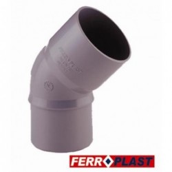 CODO PVC GRIS MCH.-HM. 45º...