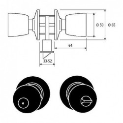 POMO SERIE 3500 UO/ CROMO...