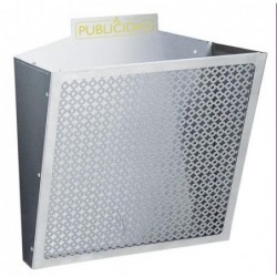 CESTA PUBLICIDAD PLATA E-2312