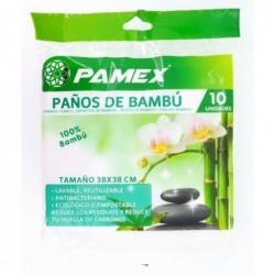 PAÑO BAMBU LAVABLE 38X38