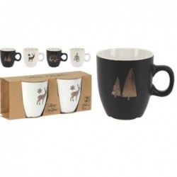 SET 2 TAZAS CERAMICA 150ML...