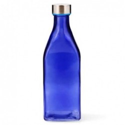 BOTELLA CUAD 1L AZUL REFLEX...