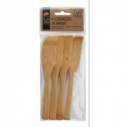 SET 4 CUCHILLOS BAMBU KA3899