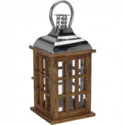 FAROL MADERA MARRON 15X32CM...