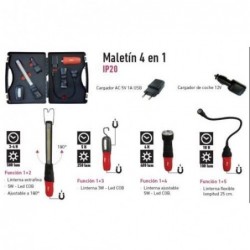 LINTERNAS LED MALETIN 4 EN...