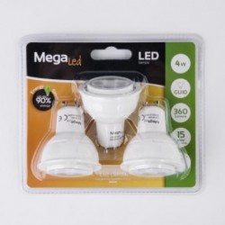 DICROICA GU10 4 W. 360 LUZ...