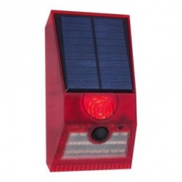 ALARMA SOLAR 129DB Y LUZ...