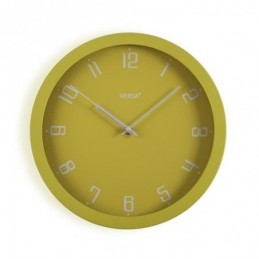 RELOJ PARED AMARILLO 30CM...