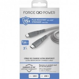 CABLE USB-C/ USB-C 1.2M 3A...