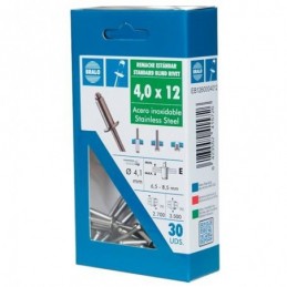 REMACHE INOX/INOX 4,0X08MM....