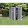 CASETA RESINA C/SUELO 130X195X198CM GRIS