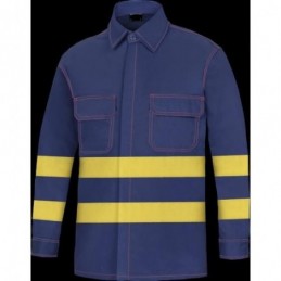 CAMISA A.V. AZUL/AMARILLO...