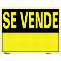 CARTEL PVC 40X30 SE VENDE