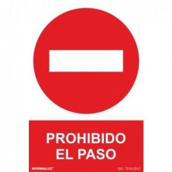 SEÑAL PROHIBIDO EL PASO